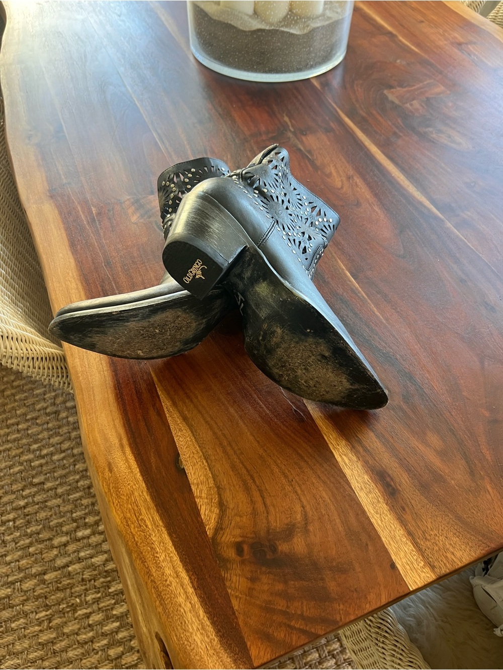 Old Gringo Black Studded Cutout Ankle Boots - Picture 6 of 6